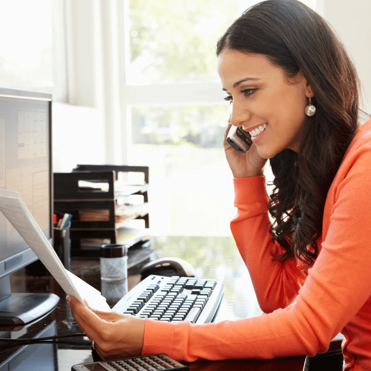 Arpi's customer service representative scheduling a boiler service appointment for a Calgary homeowner