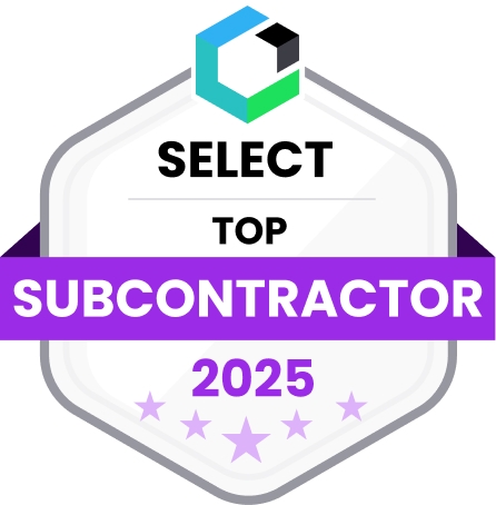 Arpi's Compass Select Top Subcontractor 2025 Badge