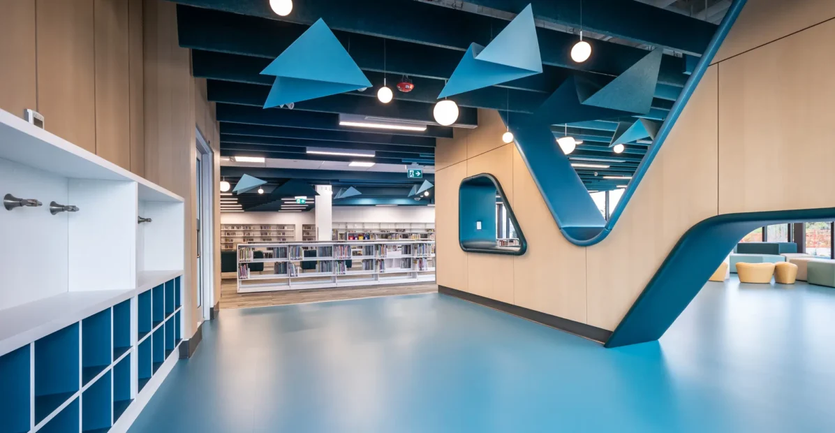 Inside Airdrie Multi-Use Facility & Library