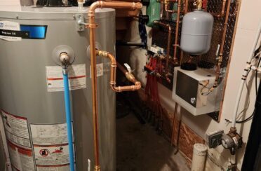 Hot water tank panel system installation with Arpi's